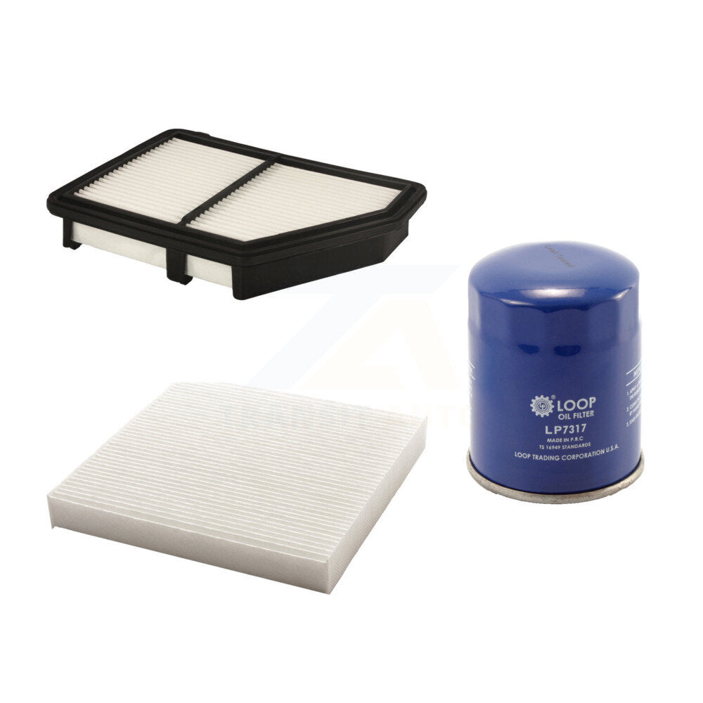 1x Air + 1x Cabin + 1x Engine Oil Filter Filter (3 Total) Kit For Honda Civic HR-V KFM-100036