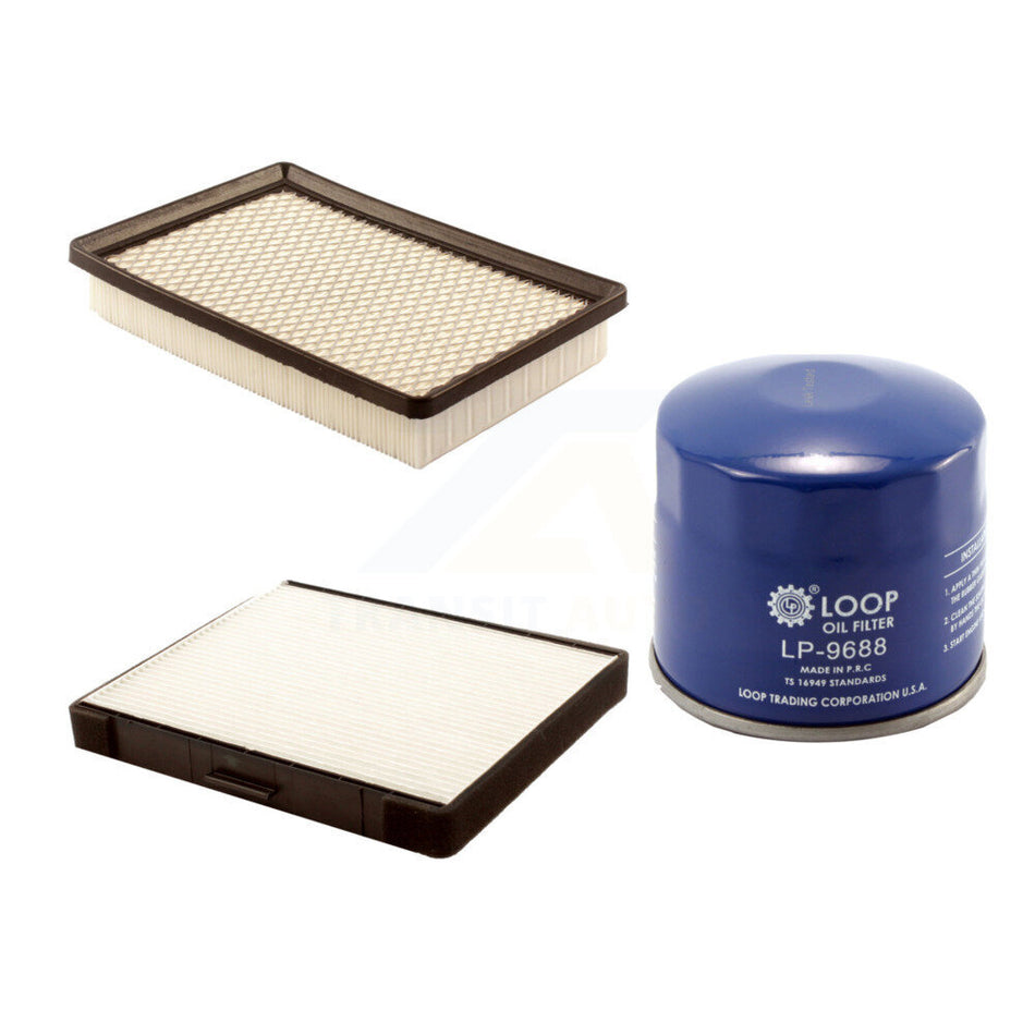 1x Air + 1x Cabin + 1x Engine Oil Filter Filter (3 Total) Kit For Hyundai Elantra Tiburon KFM-100134