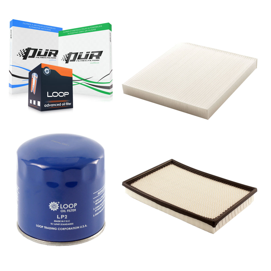 1x Air + 1x Cabin + 1x Engine Oil Filter Filter (3 Total) Kit For Ram 3500 1500 2500 KFM-100145