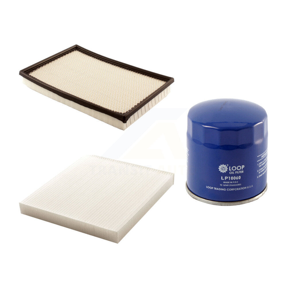 1x Air + 1x Cabin + 1x Engine Oil Filter Filter (3 Total) Kit For Ram 1500 Classic 3500 KFM-100146