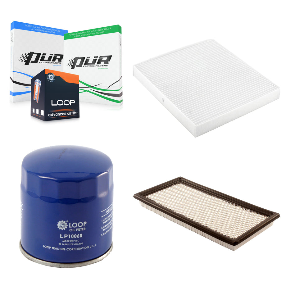 1x Air + 1x Cabin + 1x Engine Oil Filter Filter (3 Total) Kit For Jeep Dodge Caliber KFM-100147