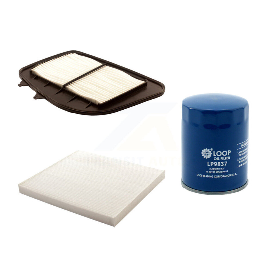 1x Air + 1x Cabin + 1x Engine Oil Filter Filter (3 Total) Kit For Cadillac SRX STS 4.6L KFM-100204