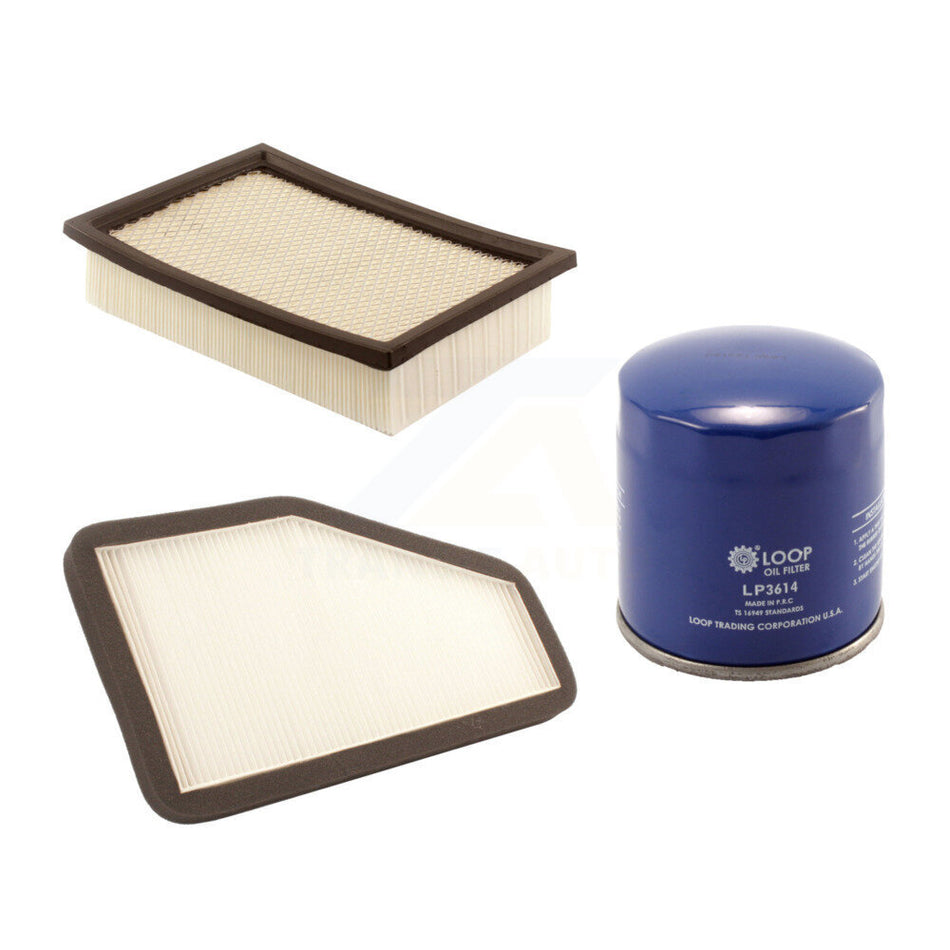 1x Air + 1x Cabin + 1x Engine Oil Filter Filter (3 Total) Kit For Ford Escape Mazda KFM-100250