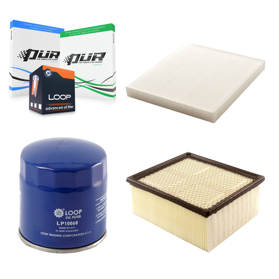 1x Air + 1x Cabin + 1x Engine Oil Filter Filter (3 Total) Kit For Ram 2500 3500 4500 5500 KFM-100254