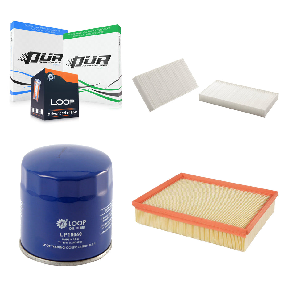 1x Air + 1x Cabin + 1x Engine Oil Filter Filter (3 Total) Kit For Jeep Liberty Dodge KFM-100291