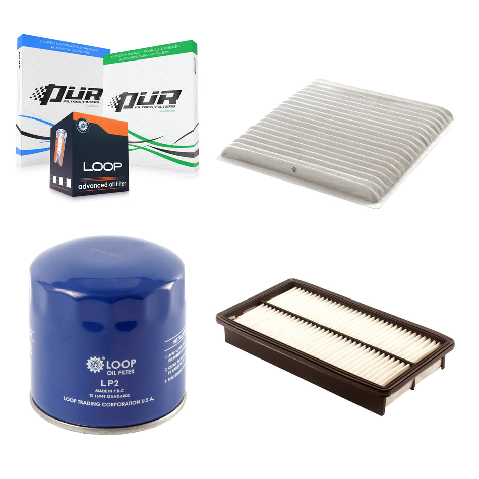 1x Air + 1x Cabin + 1x Engine Oil Filter Filter (3 Total) Kit For Mazda MPV KFM-100302