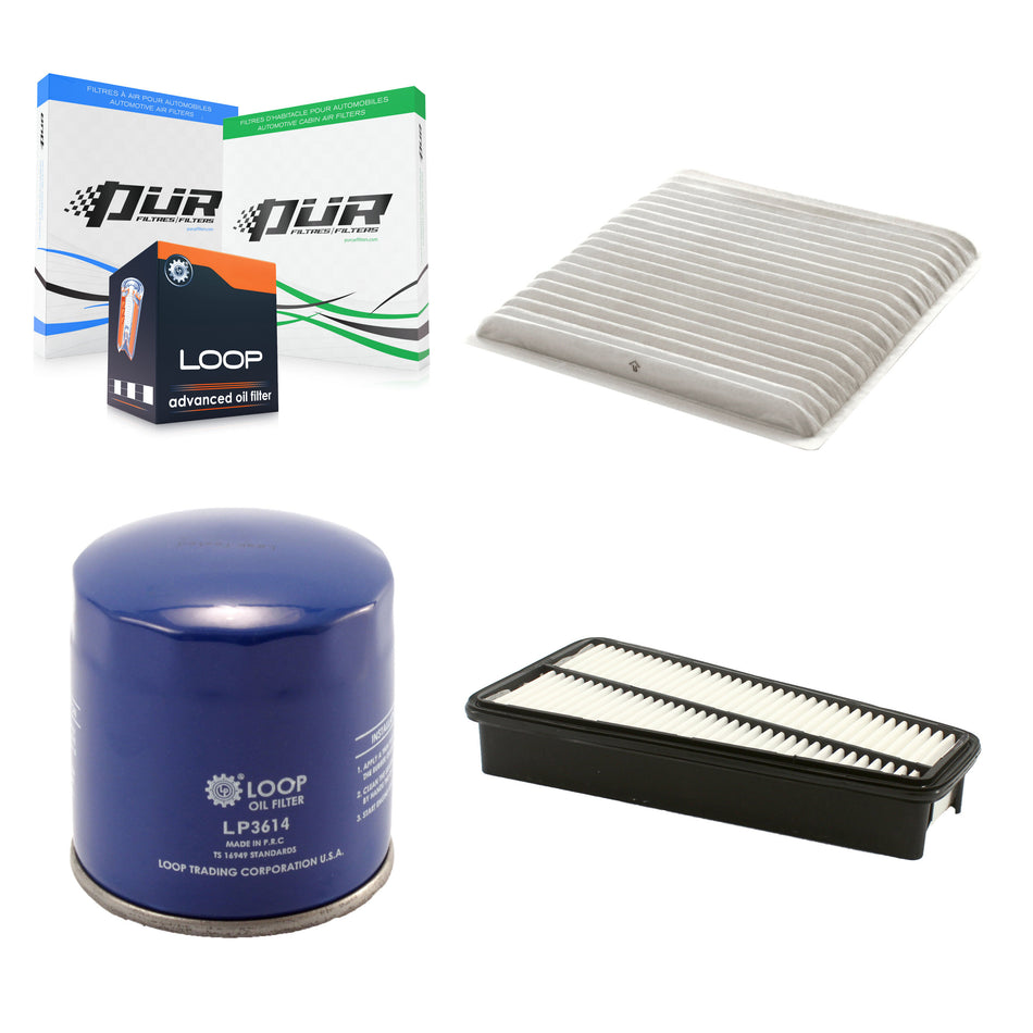 1x Air + 1x Cabin + 1x Engine Oil Filter Filter (3 Total) Kit For Toyota 4Runner FJ 4.0L KFM-100305