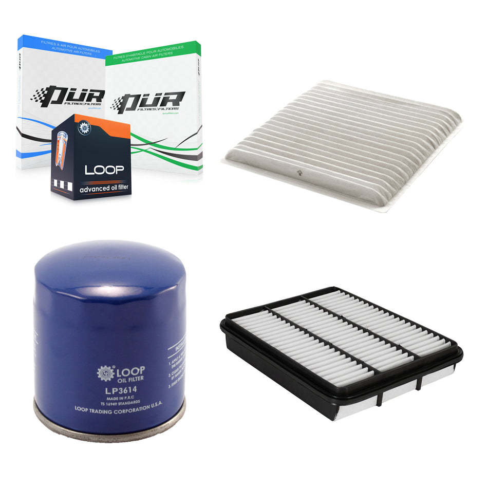 1x Air + 1x Cabin + 1x Engine Oil Filter Filter (3 Total) Kit For Toyota 4Runner 4.7L KFM-100306
