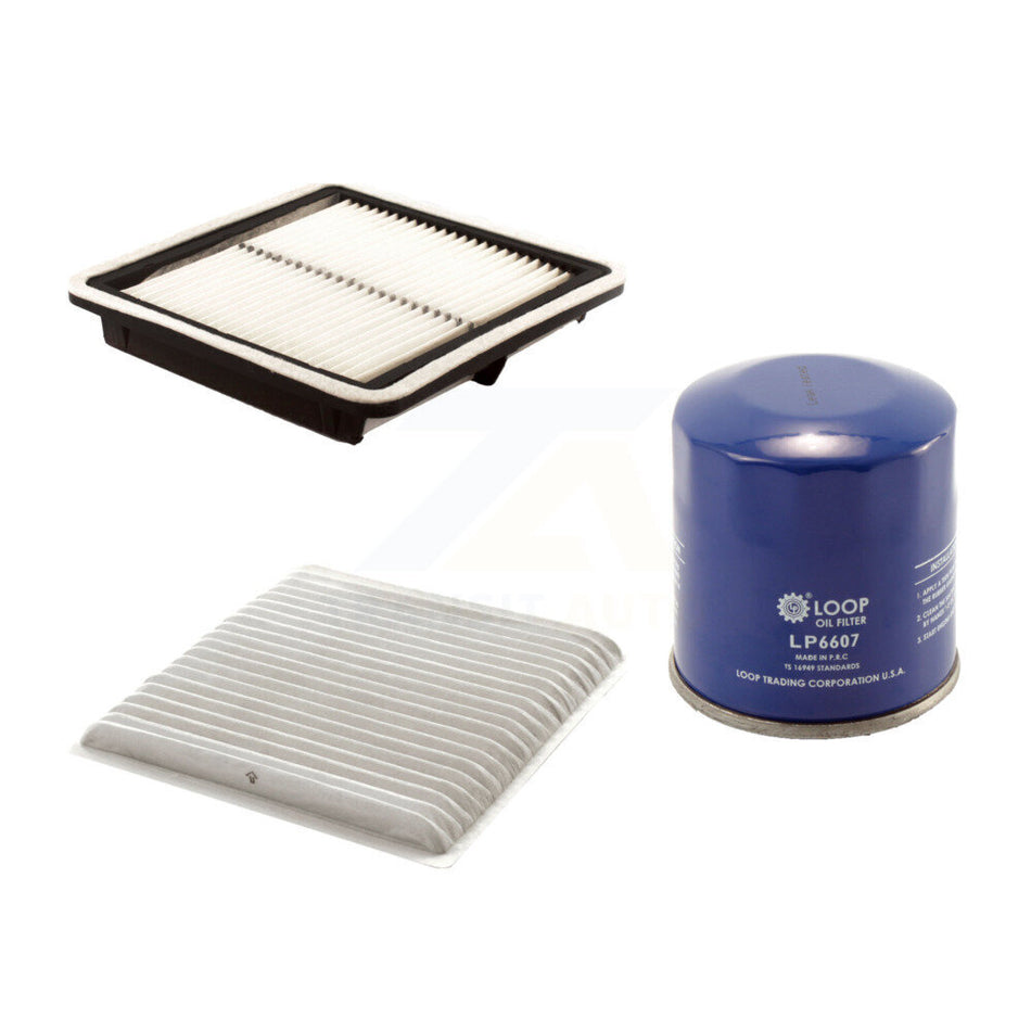 1x Air + 1x Cabin + 1x Engine Oil Filter Filter (3 Total) Kit For Subaru Outback Legacy KFM-100308
