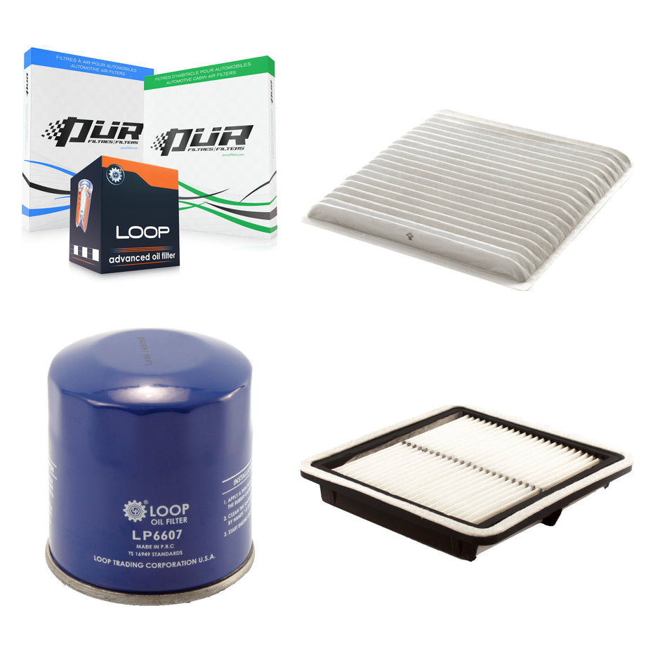 1x Air + 1x Cabin + 1x Engine Oil Filter Filter (3 Total) Kit For Subaru Outback Legacy KFM-100308