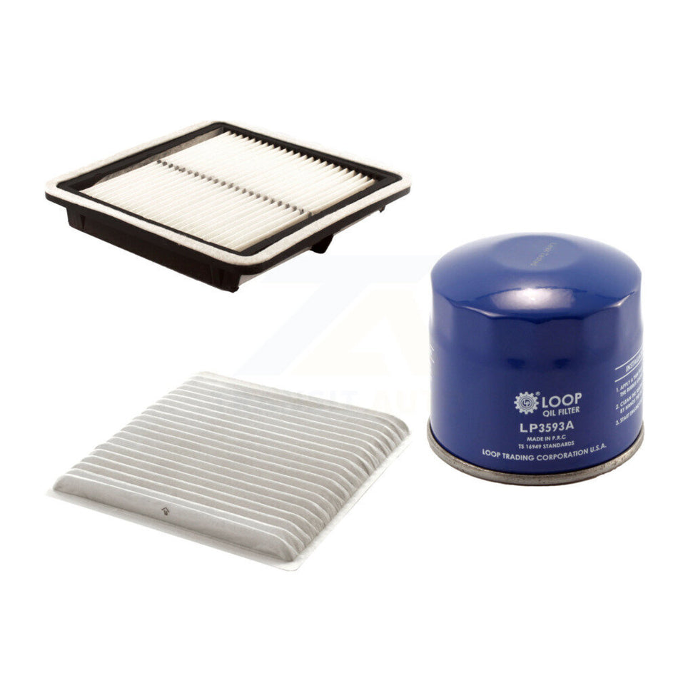 1x Air + 1x Cabin + 1x Engine Oil Filter Filter (3 Total) Kit For Subaru Legacy Outback KFM-100309