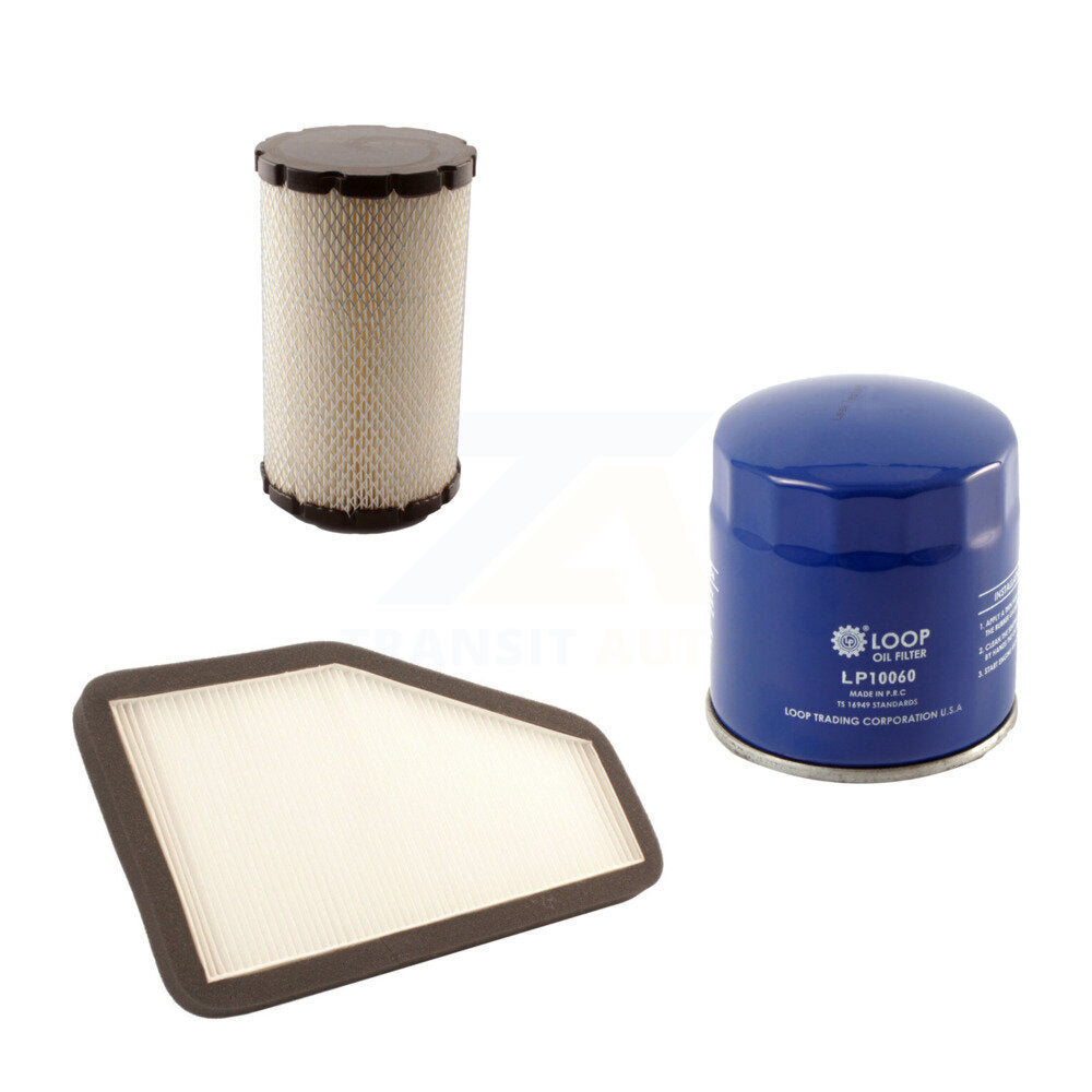 1x Air + 1x Cabin + 1x Engine Oil Filter Filter (3 Total) Kit For Mazda Tribute 3.0L KFM-100323