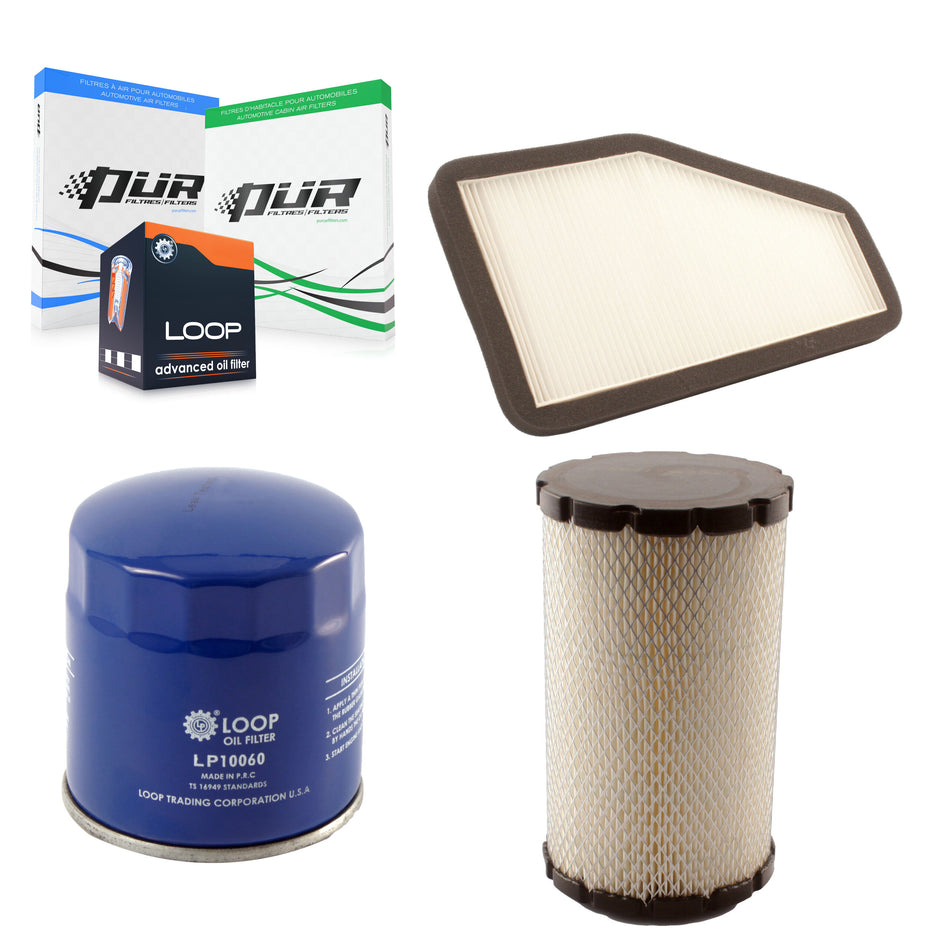 1x Air + 1x Cabin + 1x Engine Oil Filter Filter (3 Total) Kit For Mazda Tribute 3.0L KFM-100323