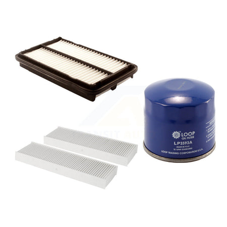 1x Air + 1x Cabin + 1x Engine Oil Filter Filter (3 Total) Kit For 98-02 Honda Accord 2.3L KFM-100334