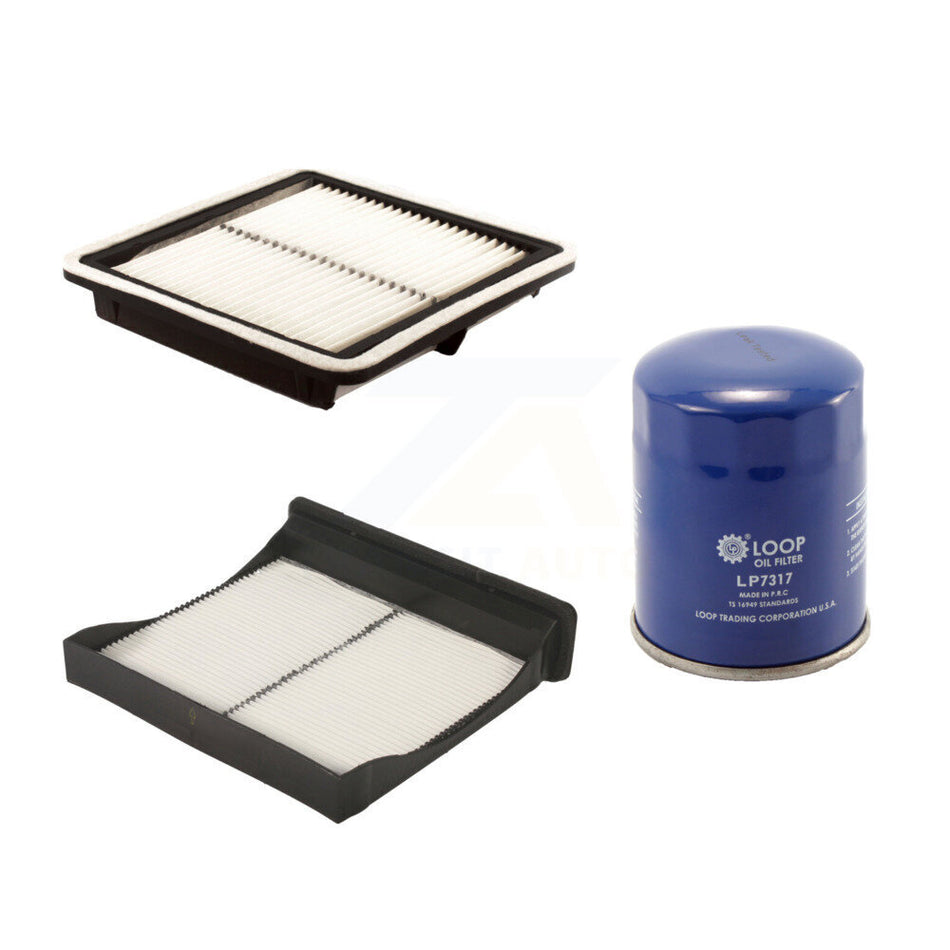 1x Air + 1x Cabin + 1x Engine Oil Filter Filter (3 Total) Kit For Subaru Forester Impreza KFM-100335