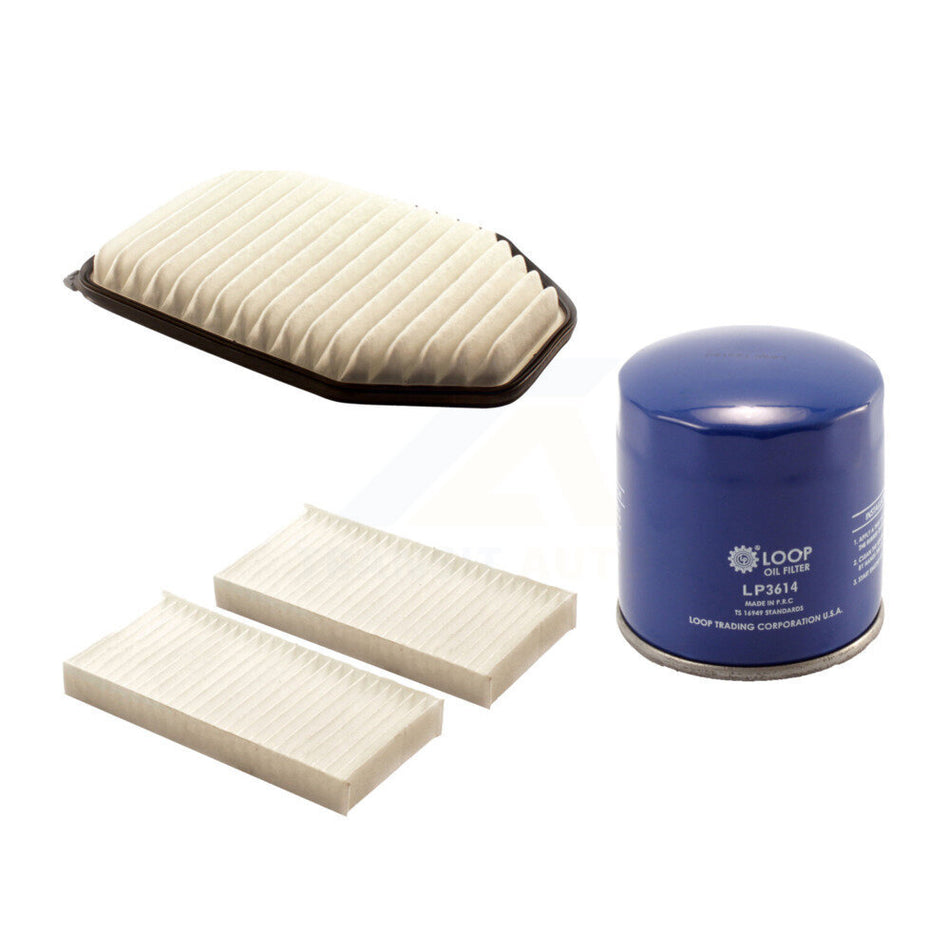 1x Air + 1x Cabin + 1x Engine Oil Filter Filter (3 Total) Kit For 2011 Jeep Wrangler 3.8L KFM-100339