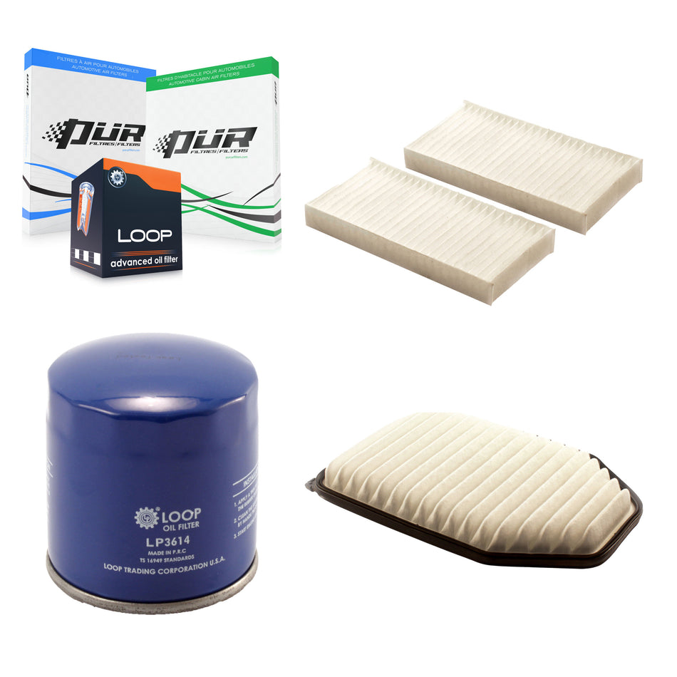 1x Air + 1x Cabin + 1x Engine Oil Filter Filter (3 Total) Kit For 2011 Jeep Wrangler 3.8L KFM-100339