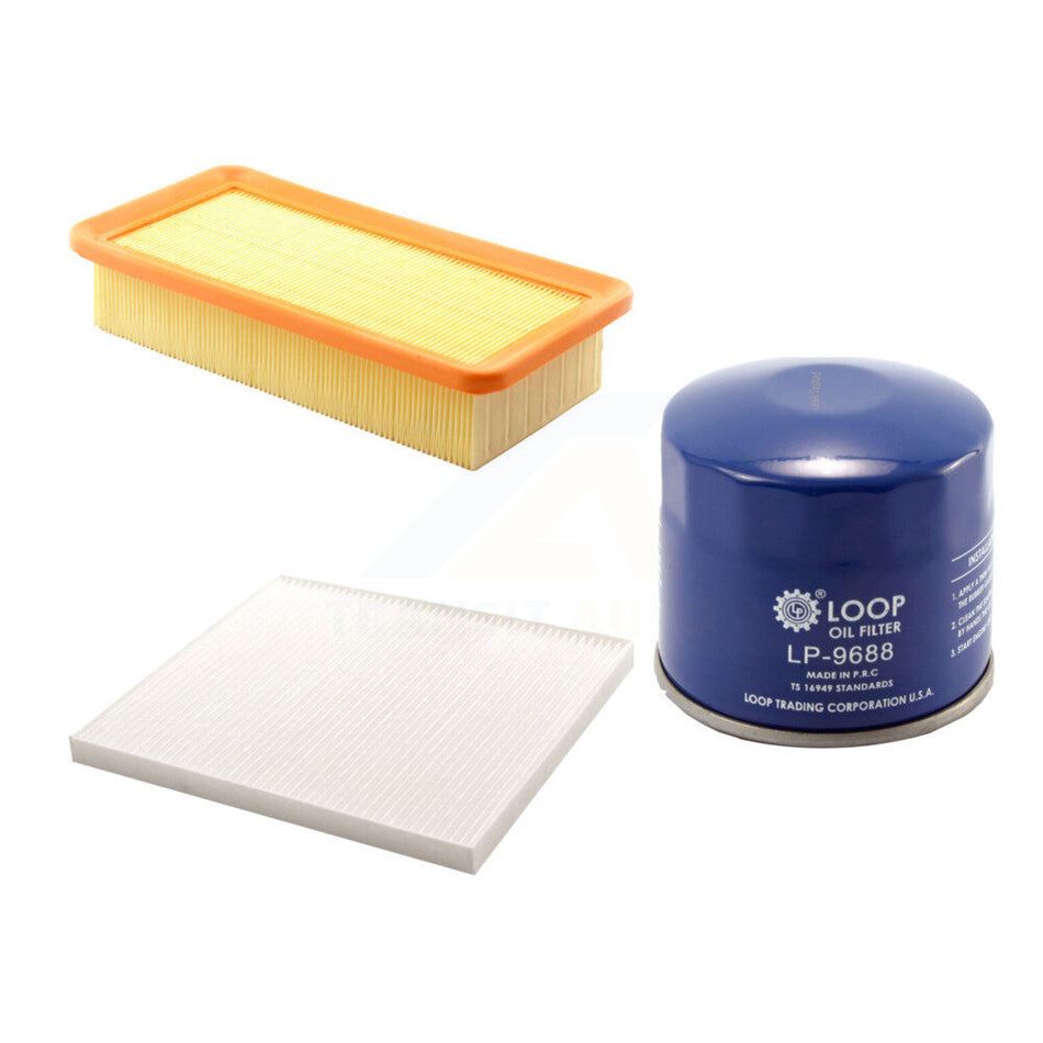 1x Air + 1x Cabin + 1x Engine Oil Filter Filter (3 Total) Kit For 2006-2011 Kia Rio Rio5 KFM-100354