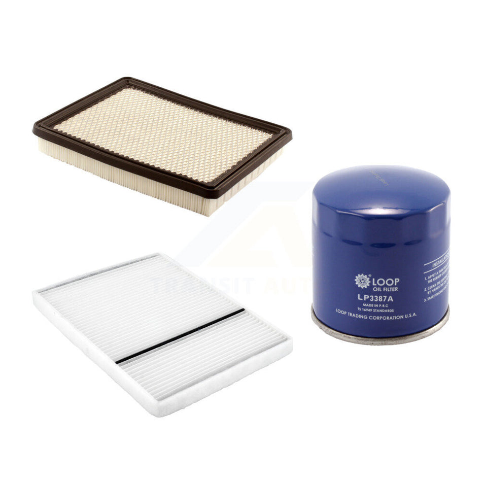 1x Air + 1x Cabin + 1x Engine Oil Filter Filter (3 Total) Kit For Buick LeSabre Pontiac KFM-100366