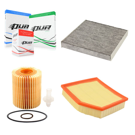 1x Air + 1x Cabin + 1x Engine Cartridge Oil Filter (3 Total) Kit For Lexus IS300 IS350 KFM-100399