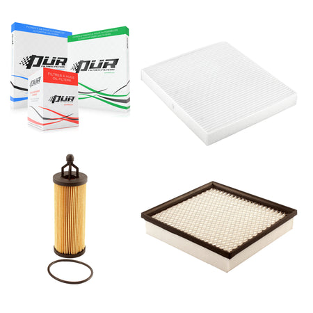 1x Air + 1x Cabin + 1x Engine Cartridge Oil Filter (3 Total) Kit For Dodge Journey 200 KFM-100470