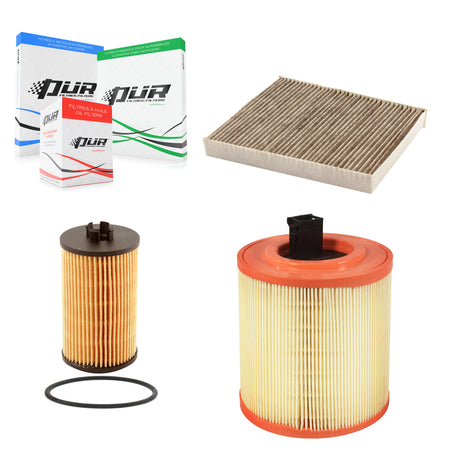 1x Air + 1x Cabin + 1x Engine Cartridge Oil Filter (3 Total) Kit For Chevrolet Cruze KFM-100481