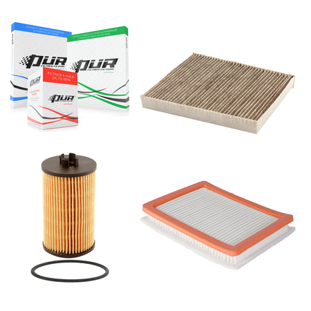 1x Air + 1x Cabin + 1x Engine Cartridge Oil Filter (3 Total) Kit For Chevrolet Equinox KFM-100483