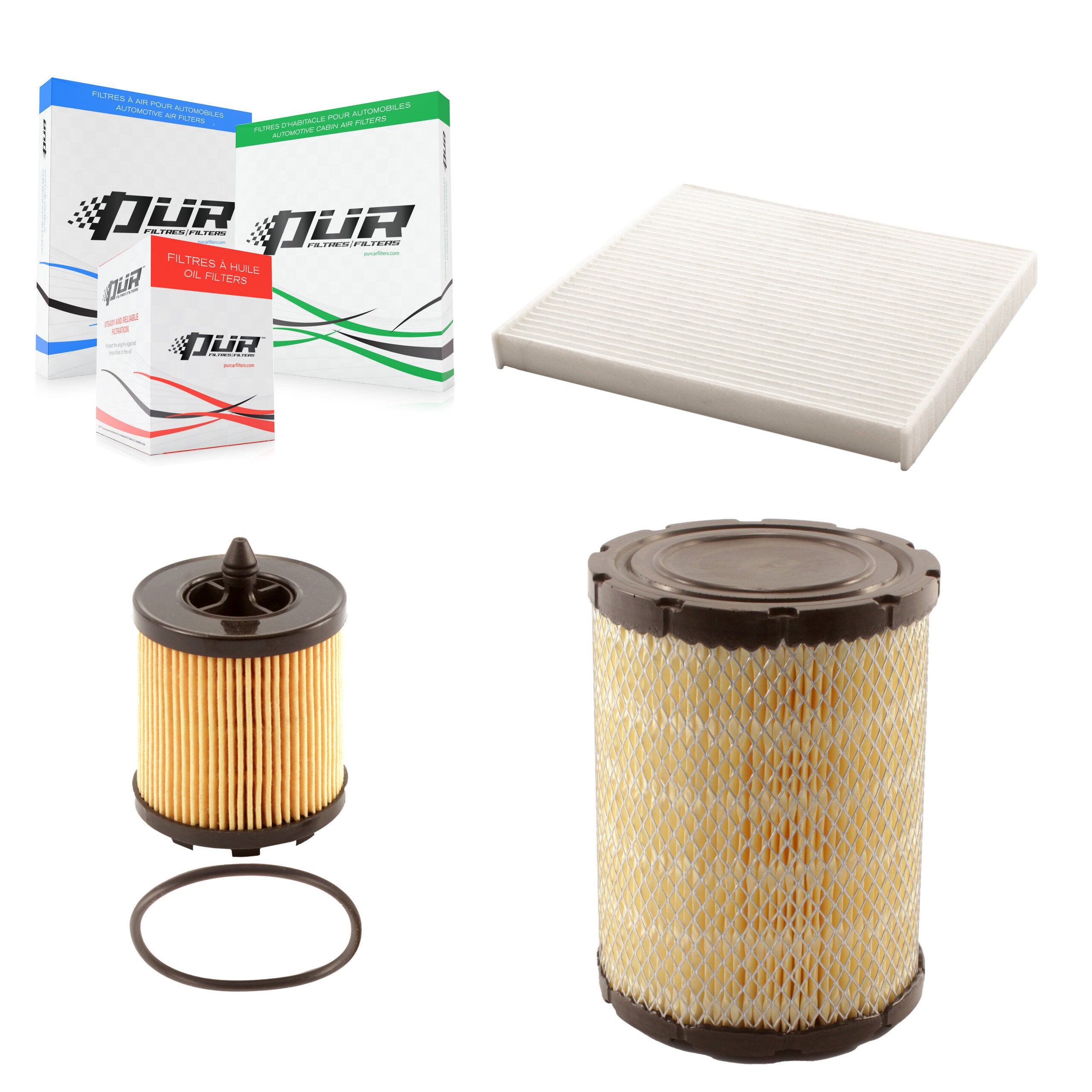 1x Air + 1x Cabin + 1x Engine Cartridge Oil Filter (3 Total) Kit For Saturn Ion 2.0L KFM-100495