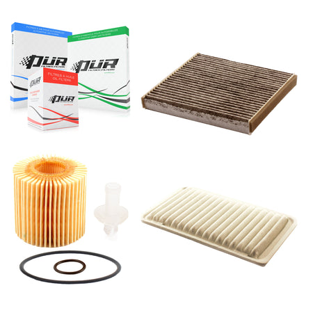 1x Air + 1x Cabin + 1x Engine Cartridge Oil Filter (3 Total) Kit For Toyota Highlander KFM-100509