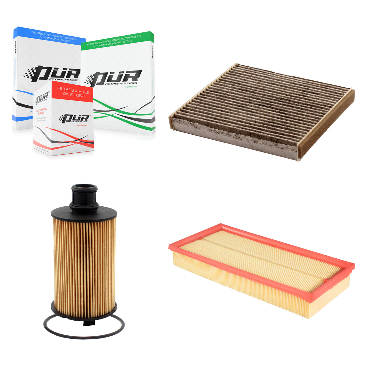 1x Air + 1x Cabin + 1x Engine Cartridge Oil Filter (3 Total) Kit For Land Rover Range 110 KFM-100516