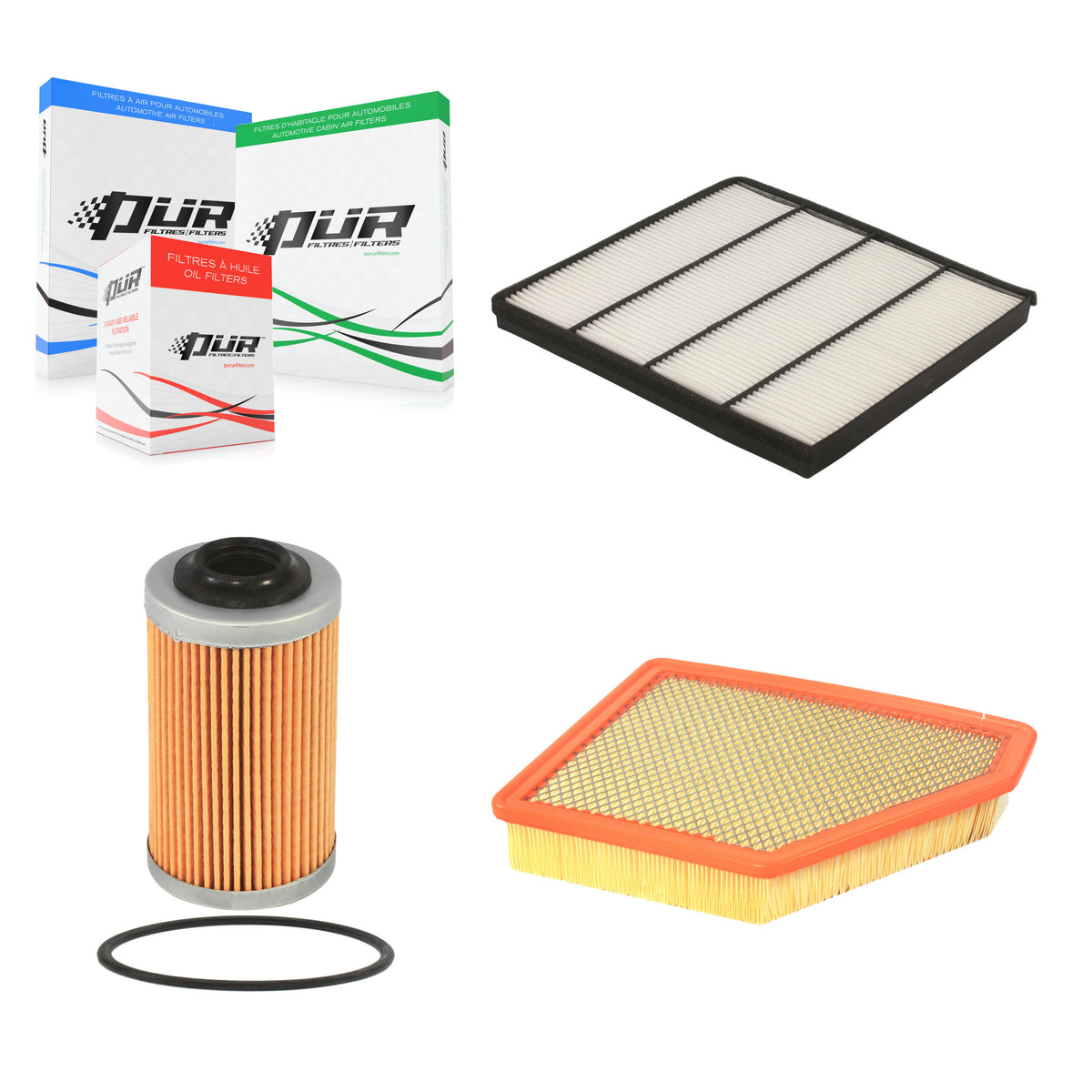 1x Air + 1x Cabin + 1x Engine Cartridge Oil Filter (3 Total) Kit For Chevrolet Camaro KFM-100519