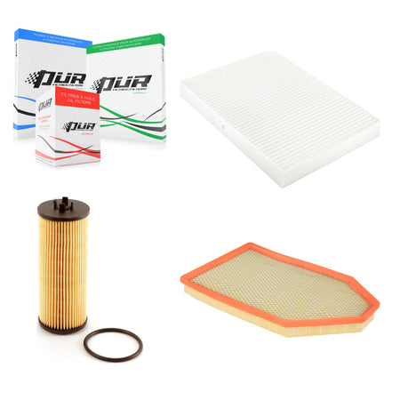 1x Air + 1x Cabin + 1x Engine Cartridge Oil Filter (3 Total) Kit For Dodge Chrysler 300 KFM-100542