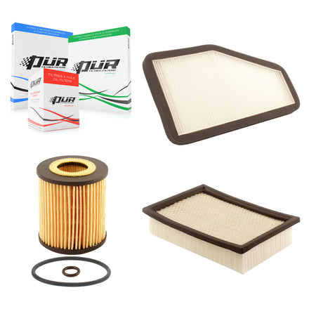 1x Air + 1x Cabin + 1x Engine Cartridge Oil Filter (3 Total) Kit For Ford Escape Mercury KFM-100568