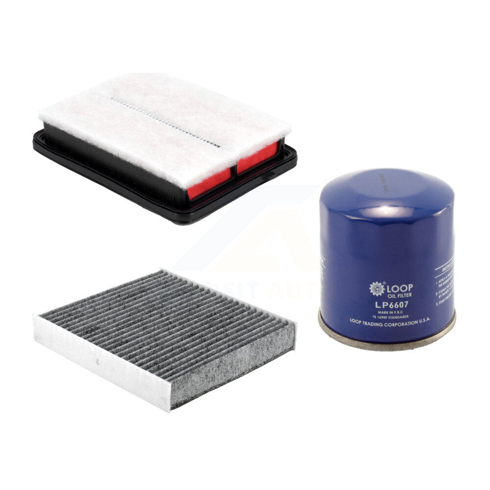 1x Air + 1x Cabin + 1x Engine Oil Filter Filter (3 Total) Kit For Nissan Kicks Versa KFM-104144
