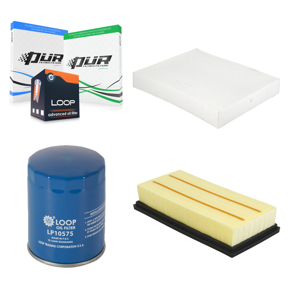 1x Air + 1x Cabin + 1x Engine Oil Filter Filter (3 Total) Kit For Ford Explorer Police KFM-104156