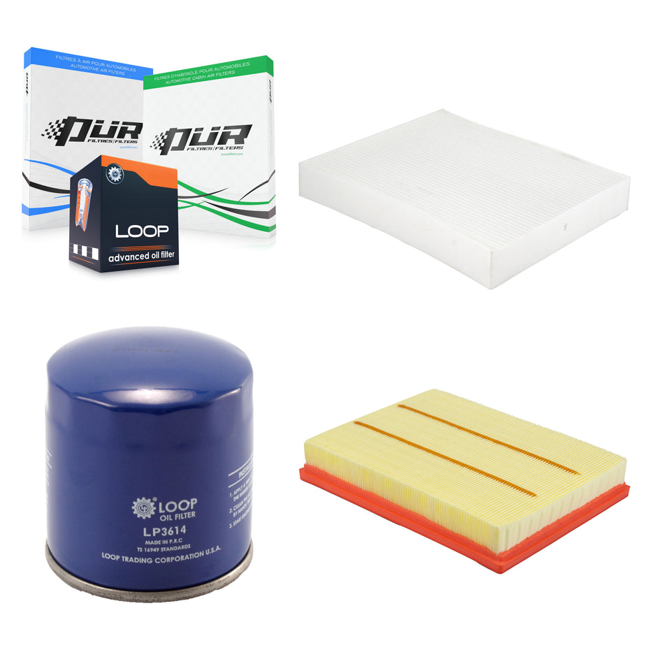 1x Air + 1x Cabin + 1x Engine Oil Filter Filter (3 Total) Kit For Ford Escape Bronco KFM-104158