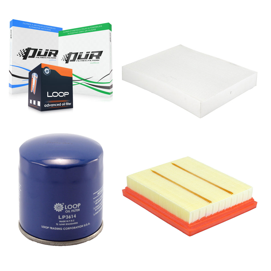 1x Air + 1x Cabin + 1x Engine Oil Filter Filter (3 Total) Kit For Ford Escape Maverick KFM-104159
