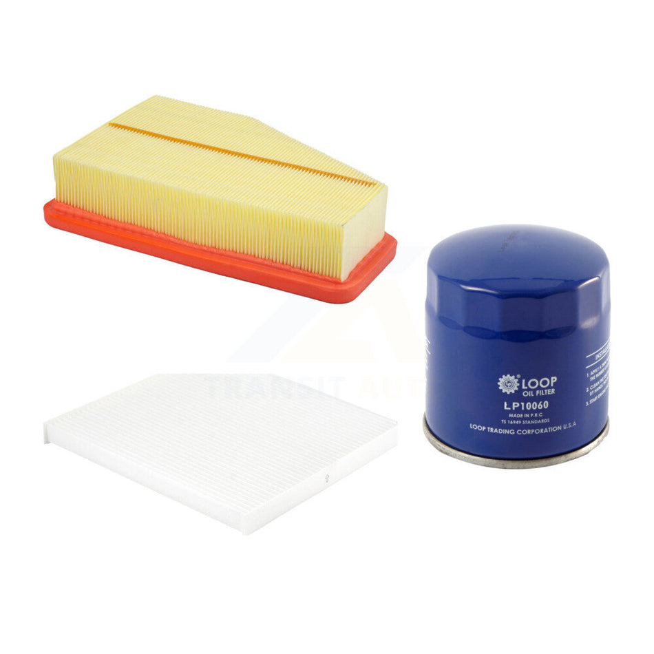 1x Air + 1x Cabin + 1x Engine Oil Filter Filter (3 Total) Kit For Jeep Cherokee 2.4L KFM-104176