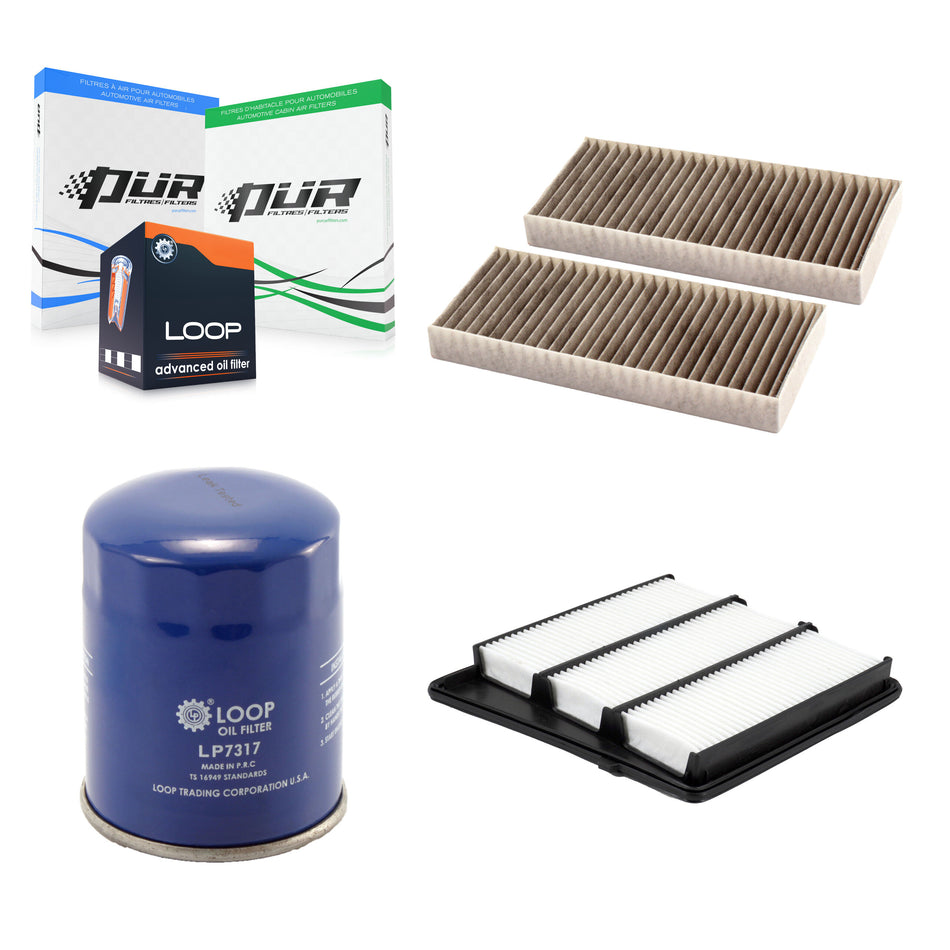 1x Air + 1x Cabin + 1x Engine Oil Filter Filter (3 Total) Kit For Nissan TITAN XD 5.6L KFM-104193