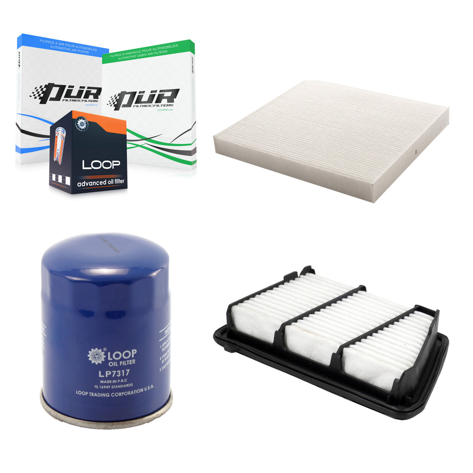 1x Air + 1x Cabin + 1x Engine Oil Filter Filter (3 Total) Kit For 2019 Honda CR-V 2.4L KFM-104198
