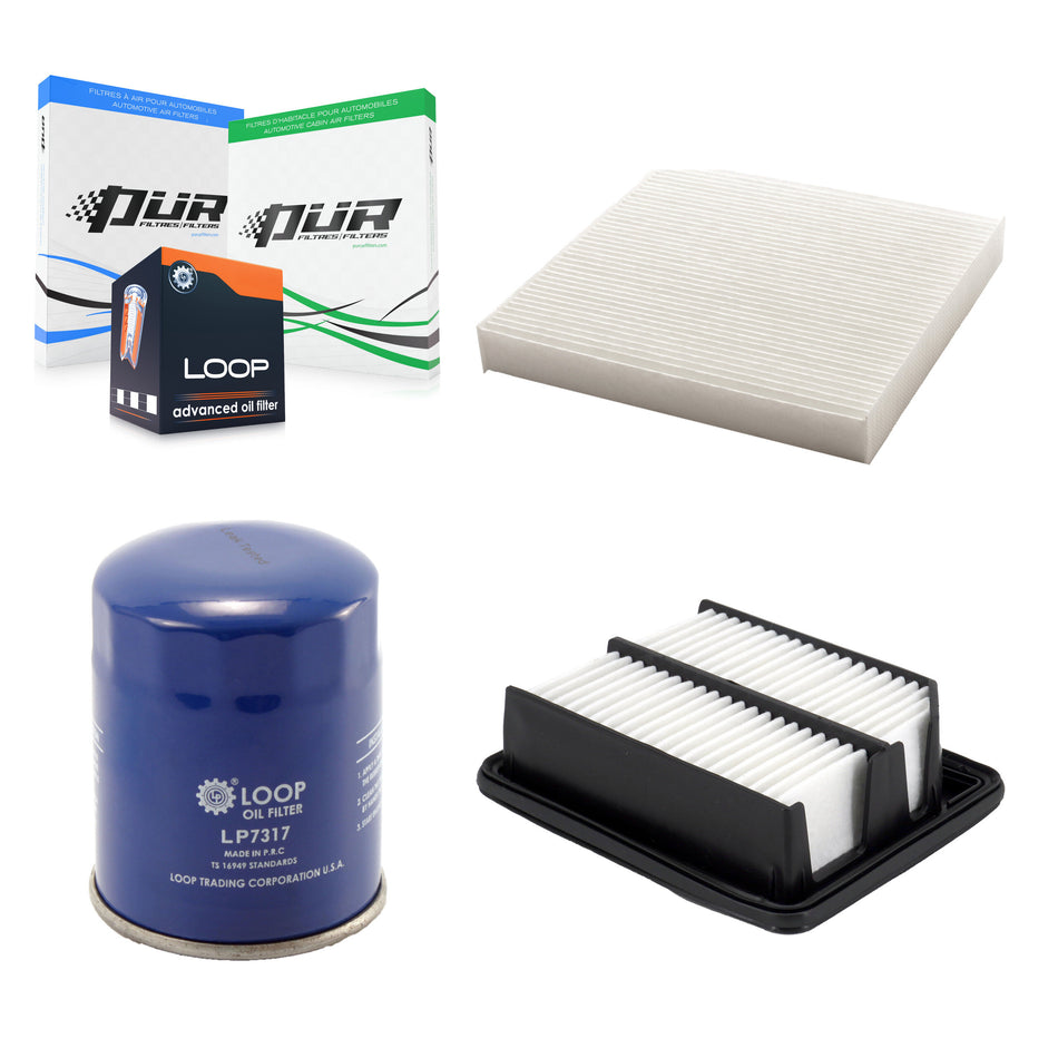 1x Air + 1x Cabin + 1x Engine Oil Filter Filter (3 Total) Kit For 20-22 Honda CR-V 2.0L KFM-104219