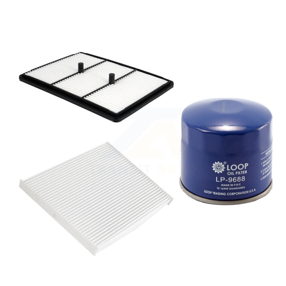 1x Air + 1x Cabin + 1x Engine Oil Filter Filter (3 Total) Kit For Kia Niro Hyundai Ioniq KFM-104223