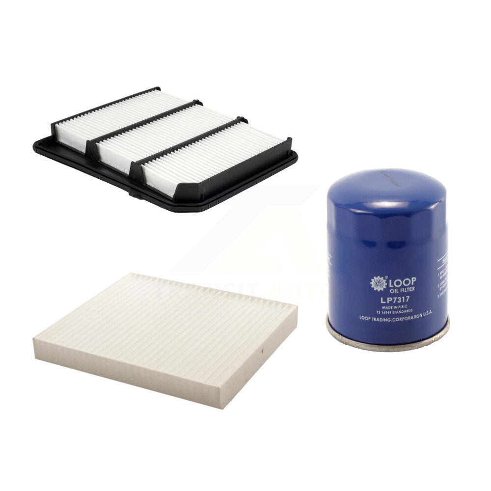 1x Air + 1x Cabin + 1x Engine Oil Filter Filter (3 Total) Kit For Nissan TITAN KFM-104224