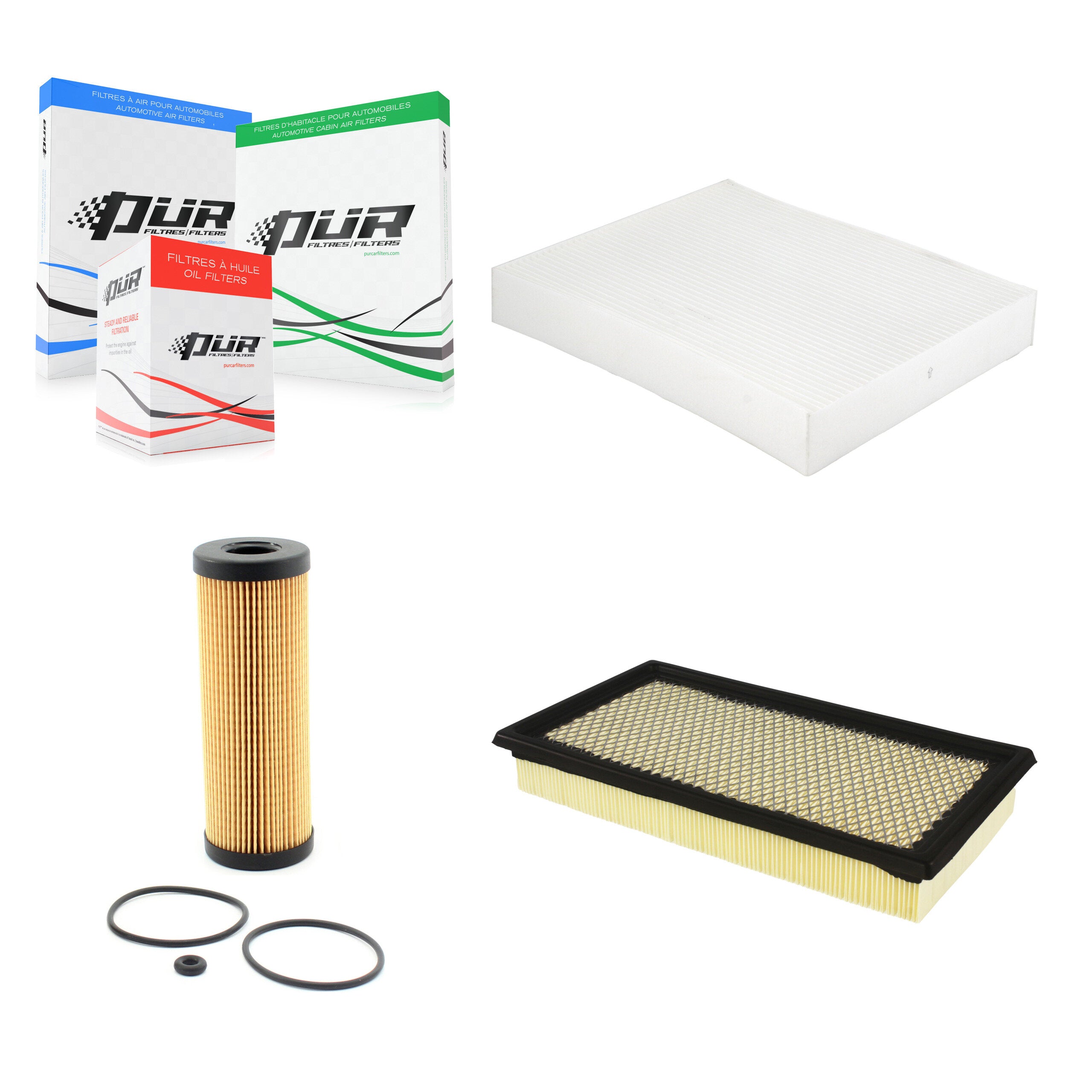1x Air + 1x Cabin + 1x Engine Cartridge Oil Filter (3 Total) Kit For Ford Explorer Police KFM-104429