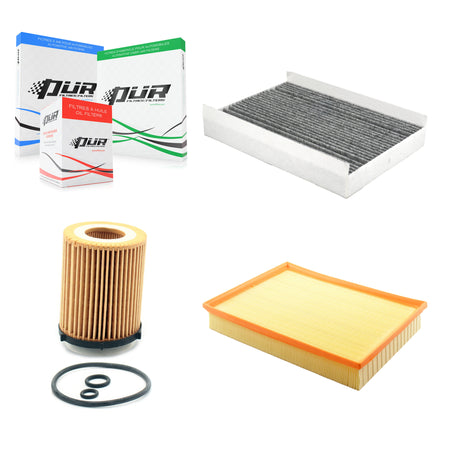 1x Air + 1x Cabin + 1x Engine Cartridge Oil Filter (3 Total) Kit For Sprinter 2500 1500 KFM-104447