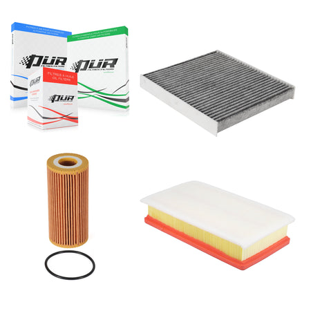 1x Air + 1x Cabin + 1x Engine Cartridge Oil Filter (3 Total) Kit For Volkswagen Atlas KFM-104458