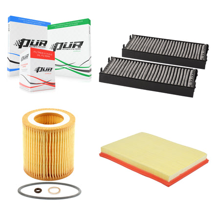1x Air + 1x Cabin + 1x Engine Cartridge Oil Filter (3 Total) Kit For 07-08 BMW X5 3.0L KFM-104476