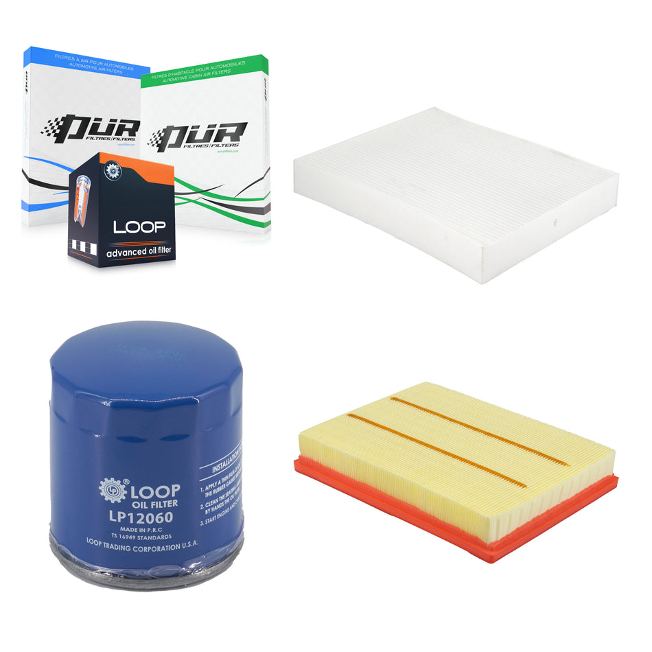 1x Air + 1x Cabin + 1x Engine Oil Filter Filter (3 Total) Kit For Ford Escape Lincoln KFM-104716