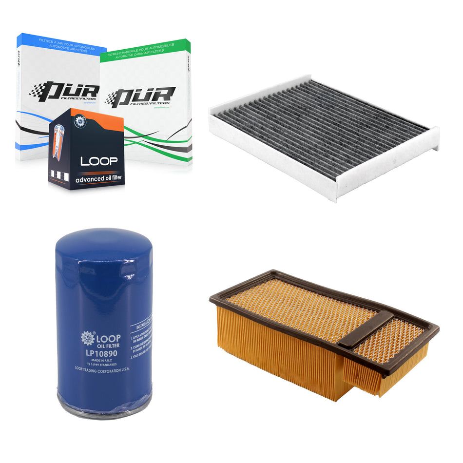 1x Air + 1x Cabin + 1x Engine Oil Filter Filter (3 Total) Kit For Ford F-750 F-650 6.7L KFM-104719