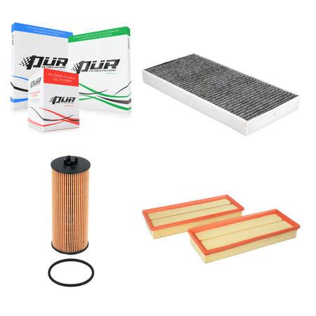 1x Air + 1x Cabin + 1x Engine Cartridge Oil Filter (3 Total) Kit For KFM-104765